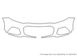 trax Avery Dennison Clear Bra Bumper Precut PPF Diagram