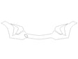 trax 3M Clear Bra Bumper Precut PPF Diagram