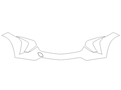 trax 3M Clear Bra Bumper Precut PPF Diagram