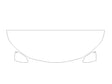 trax Avery Dennison Clear Bra Hood Precut PPF Diagram