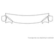 uplander Avery Dennison Clear Bra Hood Precut PPF Diagram