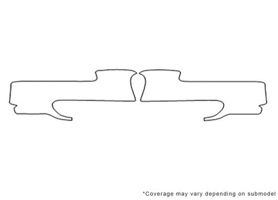 venture 3M Clear Bra Bumper Precut PPF Diagram