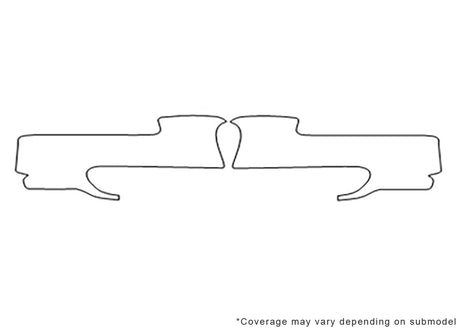 venture 3M Clear Bra Bumper Precut PPF Diagram