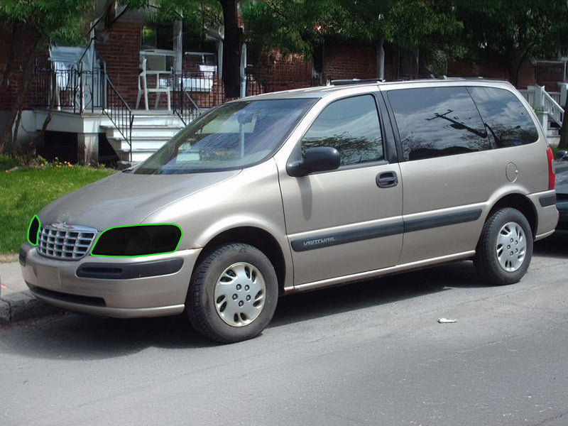 chevrolet venture 2001-2005 Headlight Tint Location