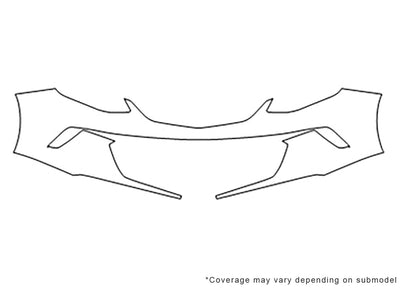 volt 3M Clear Bra Bumper Precut PPF Diagram