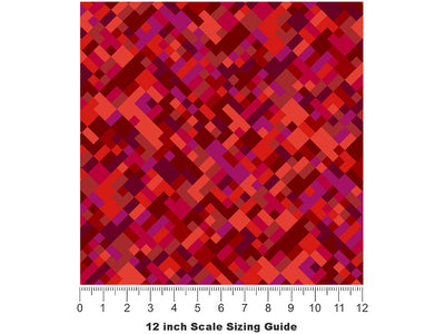 Chili Contest Pixel Vinyl Film Pattern Size 12 inch Scale~Rwraps Chili Contest Pixel Sizing Chart~2