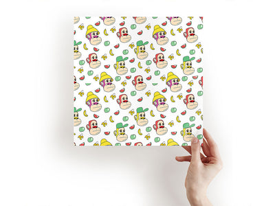chill gorilla animal Craft Sheets