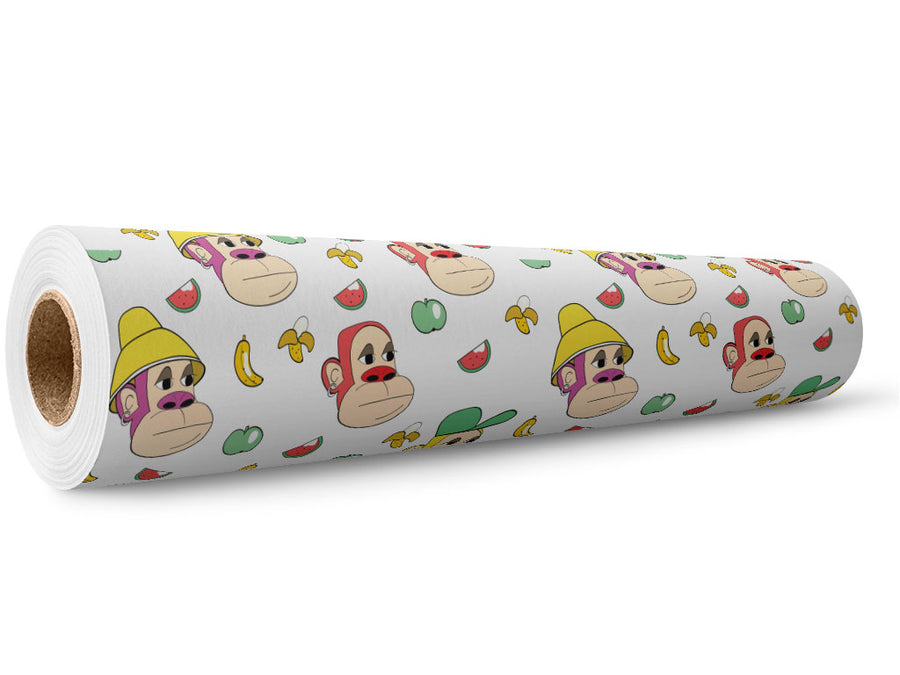 Chill Gorilla Primate Wrap Film Wholesale Roll~Rwraps Series 914 Digitally Printed Vinyl Roll~5
