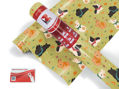 chilly day animal Craft Vinyl Roll