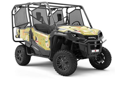 Chilly Day Animal Utility Vehicle Vinyl Wrap
