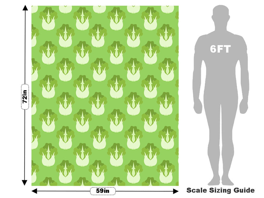 Chinese Napa Cabbage Vegetable Vehicle Wrap Scale~Rwraps Series 914 Chinese Napa Cabbage Vegetable Measurements~1