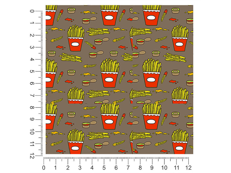 chips and dip vegetable 1ft x 1ft Craft Sheets