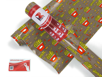 chips and dip vegetable Craft Vinyl Roll
