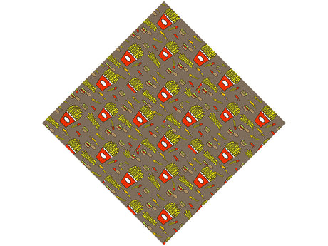 Chips and Dip Vegetable Vinyl Wrap Pattern