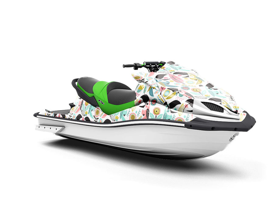 Chit Chat Birds Jet Ski Vinyl Customized Wrap