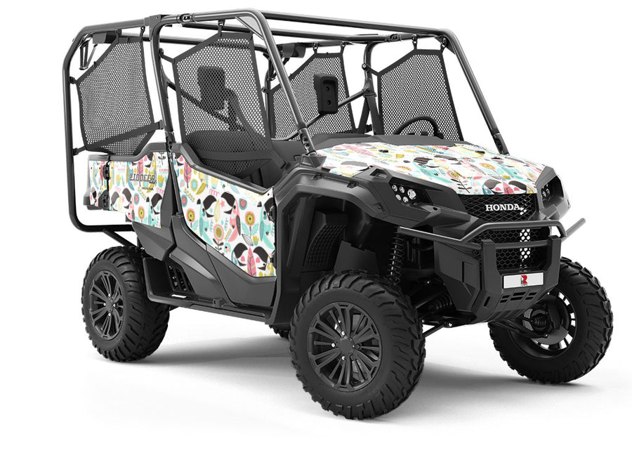 Chit Chat Birds Utility Vehicle Vinyl Wrap