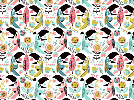 Chit Chat Birds Vinyl Wrap Pattern~Rwraps Series 914 Digitally Printed Vinyl Wrap~0