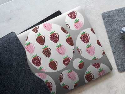 chocolate covered fruit DIY Laptop Stickers