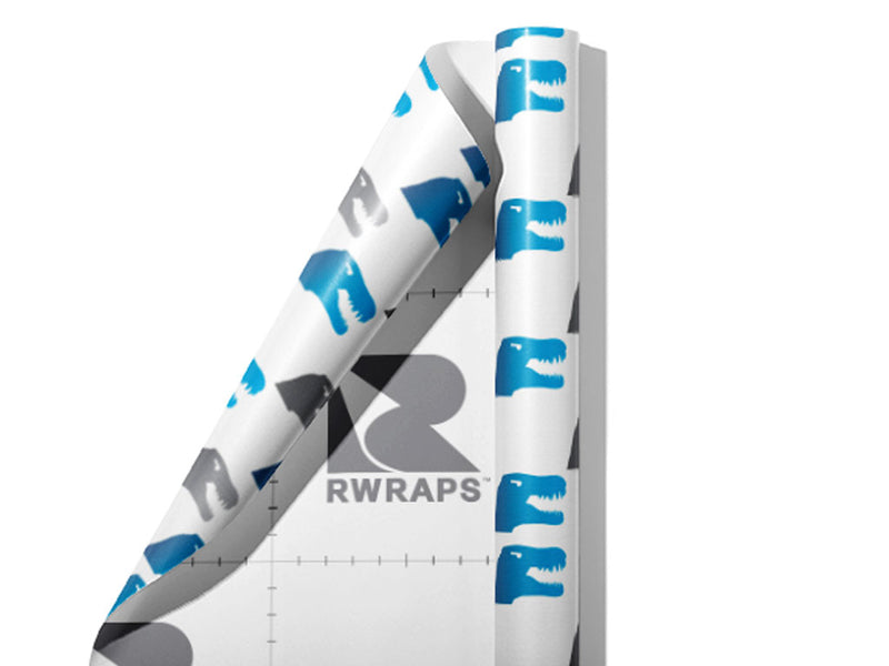 Chomping Action Dinosaur Wrap Film Sheets~Rwraps Series 914 Chomping Action Dinosaur Scrolled Sheet~3