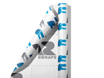 Chomping Action Dinosaur Wrap Film Sheets~Rwraps Series 914 Chomping Action Dinosaur Scrolled Sheet~3