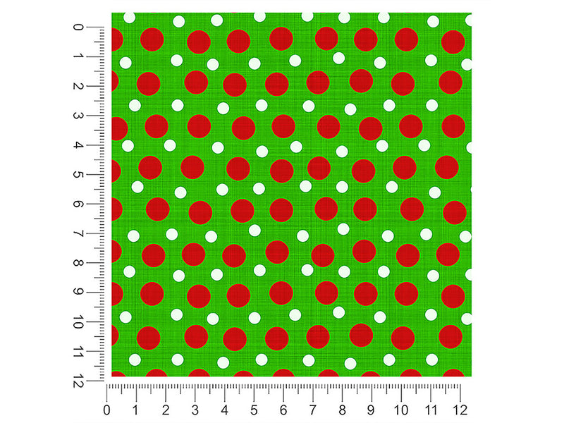 christmas tidings polka dot 1ft x 1ft Craft Sheets