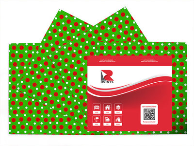christmas tidings polka dot Craft Vinyl Sheet Pack