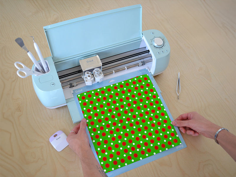 christmas tidings polka dot Cricut Compatible Vinyl