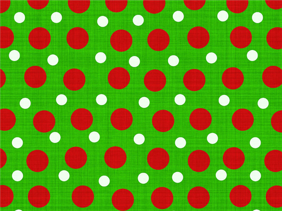 Christmas Tidings Polka Dot Vinyl Wrap Pattern~Rwraps Series 914 Digitally Printed Vinyl Wrap~0