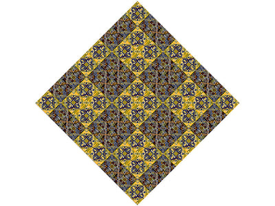 Chrysanthemum Tile Vinyl Wrap Pattern