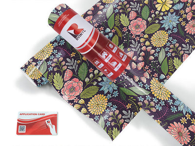 chrysanthemum garden floral Craft Vinyl Roll