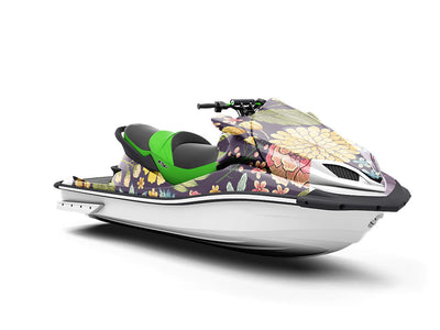 Chrysanthemum Garden Floral Jet Ski Vinyl Customized Wrap