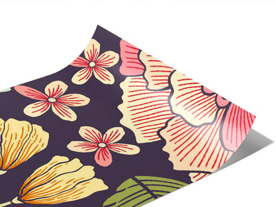 Chrysanthemum Garden Floral Vinyl Wraps~Rwraps Series 914 Digitally Printed Vinyl Wrap~0