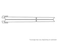 200 Avery Dennison Clear Bra Door Cup Precut PPF Diagram