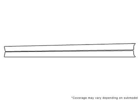 200 Avery Dennison Clear Bra Door Cup Precut PPF Diagram