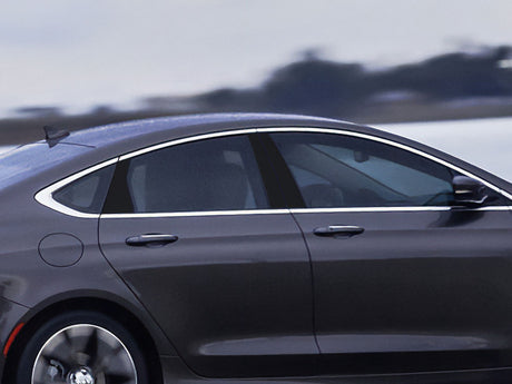 chrysler 200 2011-2014 (sedan) Matte Black Pillar Cover Diagram