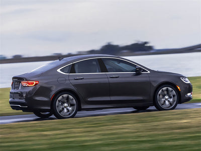 chrysler 200 2011-2014 (sedan) Matte Black Pillar Trim
