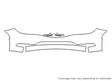 200 3M Clear Bra Bumper Precut PPF Diagram