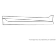 200 3M Clear Bra Door Cup Precut PPF Diagram