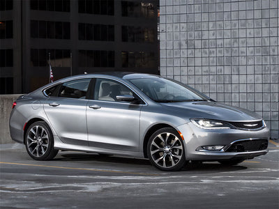 chrysler 200 2015-2017 (sedan) Matte Black Pillar Trim