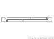 300 Avery Dennison Clear Bra Door Cup Precut PPF Diagram