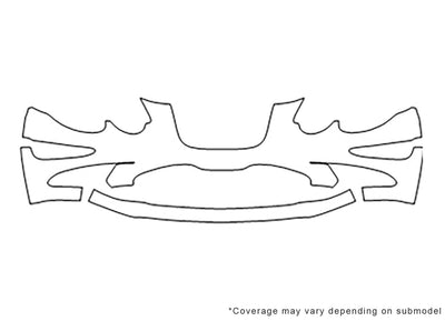 300m Avery Dennison Clear Bra Bumper Precut PPF Diagram
