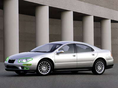 chrysler 300m 1999-2004 Headlight Protection Installation Location