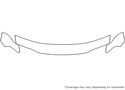 cirrus 3M Clear Bra Hood Precut PPF Diagram