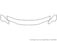 cirrus Avery Dennison Clear Bra Hood Precut PPF Diagram