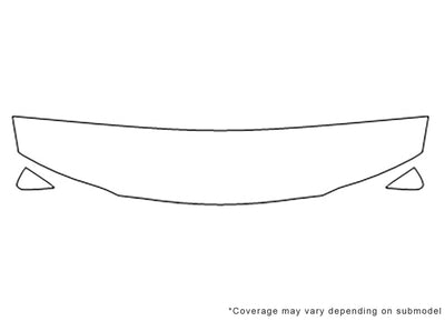 concorde 3M Clear Bra Hood Precut PPF Diagram
