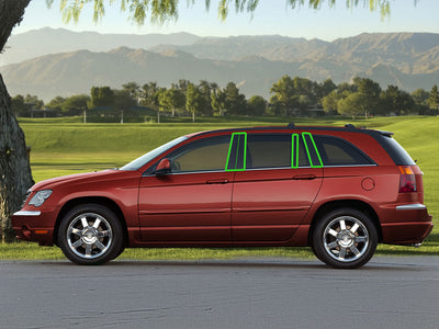chrysler pacifica 2004-2008 Pillar Post Trim Installation Location