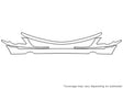 pacifica Avery Dennison Clear Bra Bumper Precut PPF Diagram