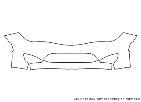 pacifica Avery Dennison Clear Bra Bumper Precut PPF Diagram