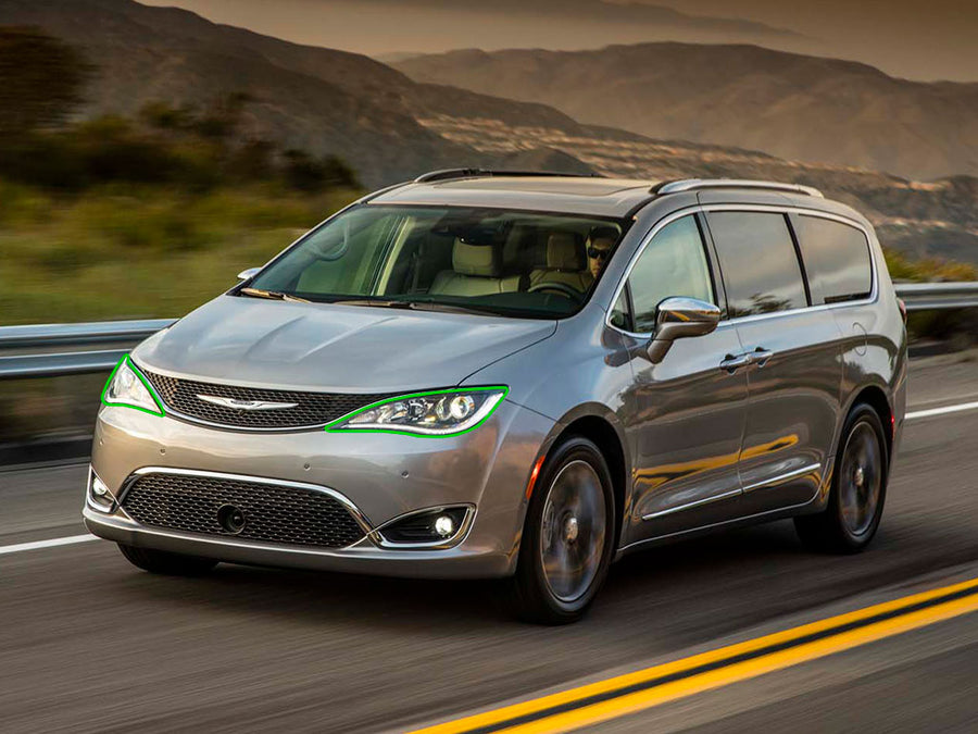 chrysler pacifica 2017-2020 Headlight Protection Installation Location
