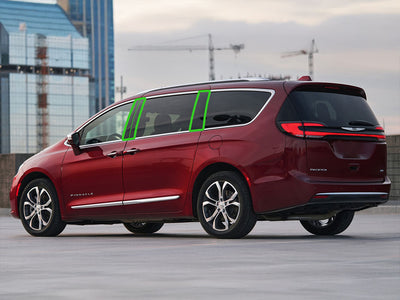 chrysler pacifica 2017-2024 Pillar Post Trim Installation Location